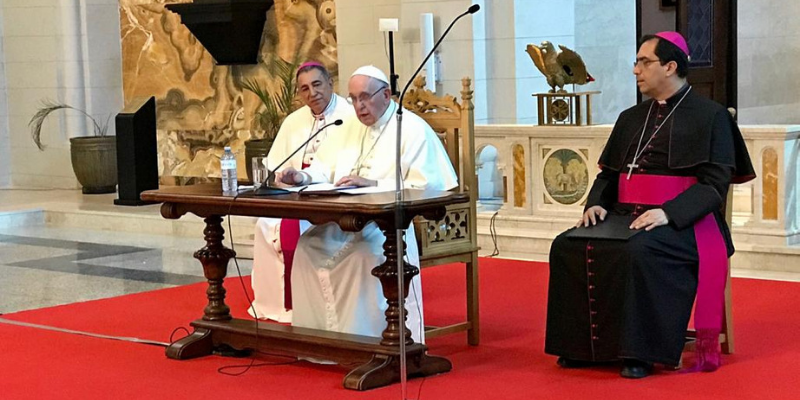MENSAJE OFICIAL: ENCUENTRO DEL PAPA FRANCISCO CON OBISPOS DE CENTROAMÉRICA